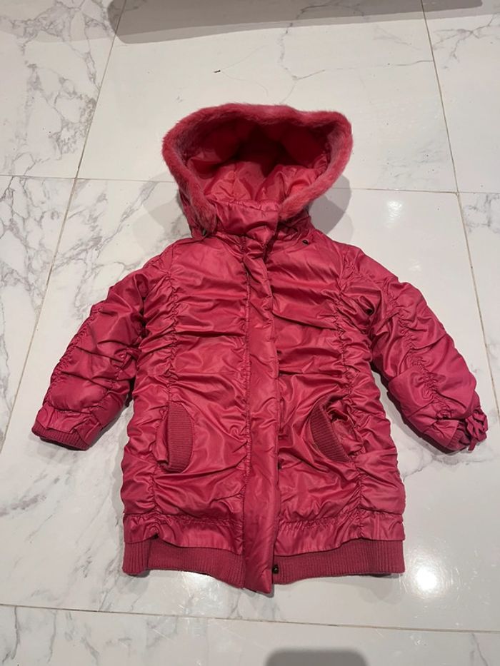 Doudoune rose chaude