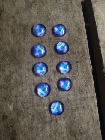 Lot de 9 cabochons