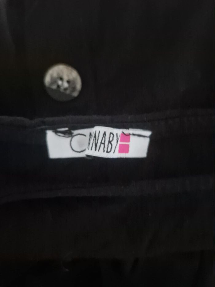 🌿 T-shirt noir manches courtes – Carnaby – Taille 42 - photo numéro 4