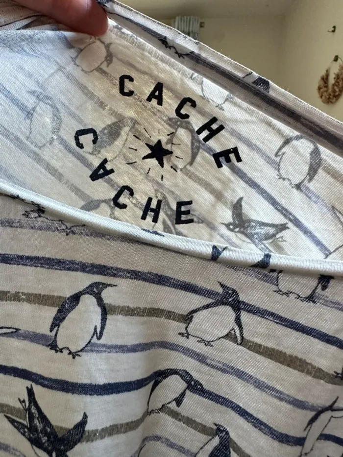 T-shirt cache cache - photo numéro 3