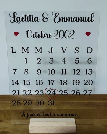 Cadre couple à personnaliser