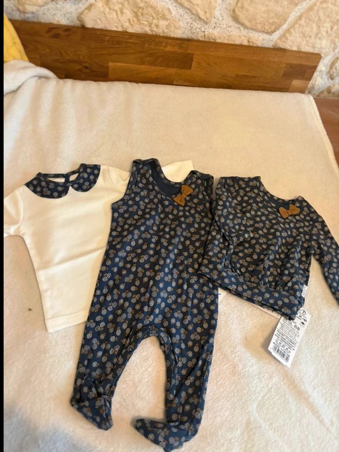 Ensemble 3 pièces Nicolo – Taille 6 mois – Neuf avec étiquette - photo numéro 2
