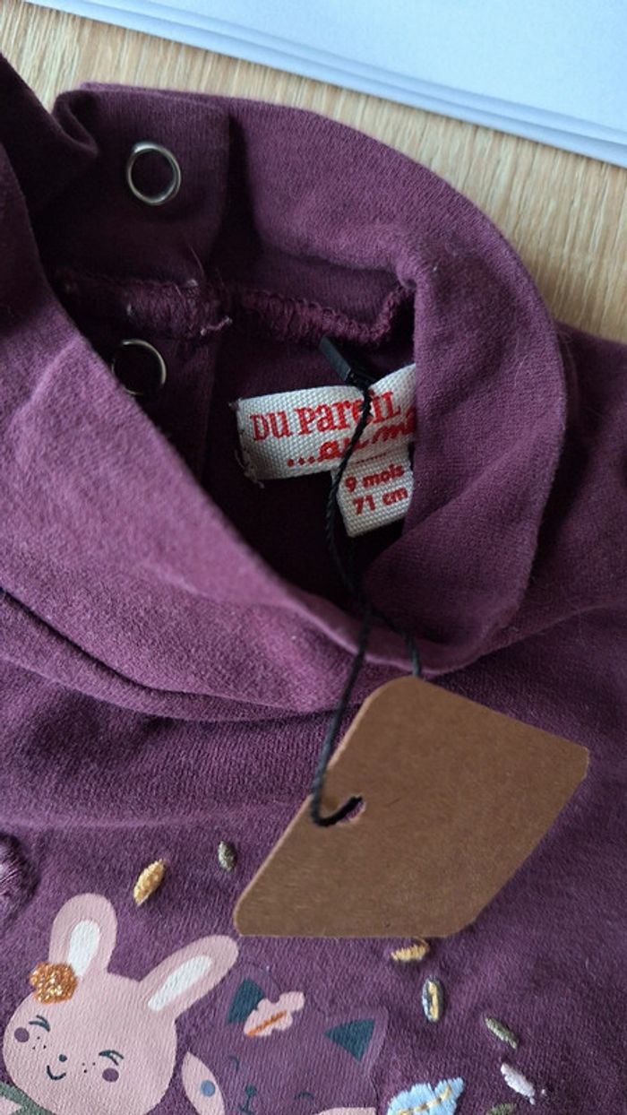 🌜T-shirt col roulé 9 mois. #lunaGL9mois🌛 - photo numéro 3