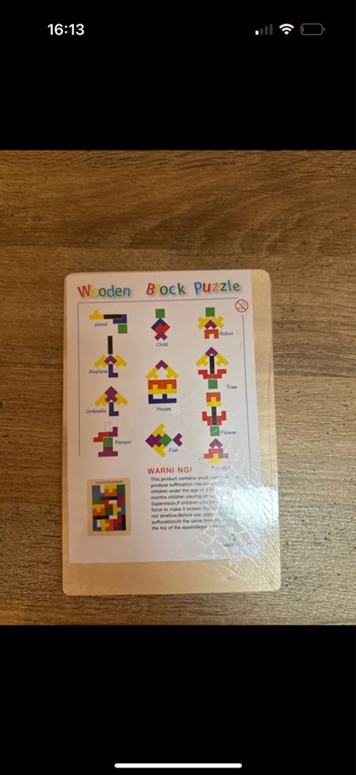 Puzzle en bois - photo numéro 2