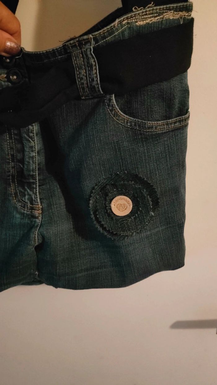 Bien lire l'annonce Prix libre Création Sac en jean fait main - photo numéro 3