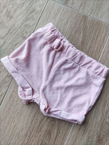 Short matière éponge rose Orchestra 18 mois