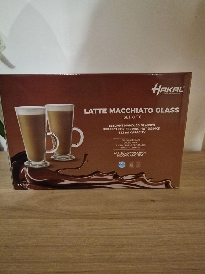 6 verres à latte macchiato - photo numéro 2