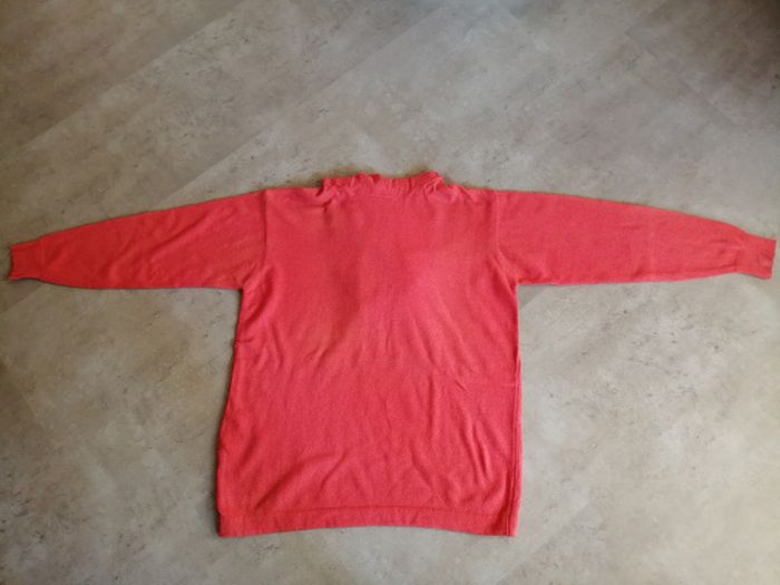 Pull orange foncé Taille 42/48 avec capuche - photo numéro 2