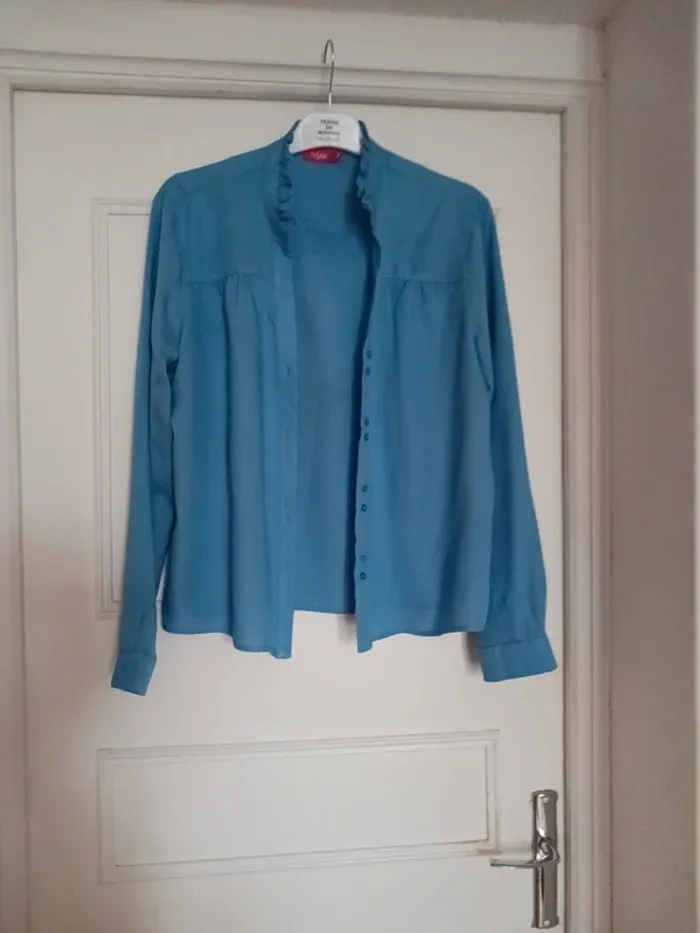 Chemise bleu Tissaia