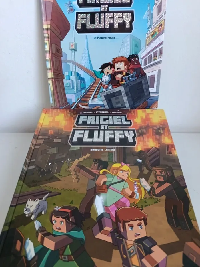 Lot de 2 bd Frigiel et fluffy