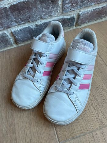 Baskets blanches scratch - Adidas - P33