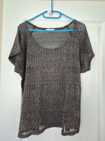 Tee-shirt maille transparent