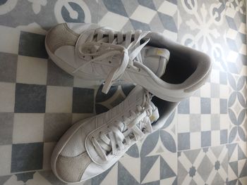 Basket  blanche basse adidas