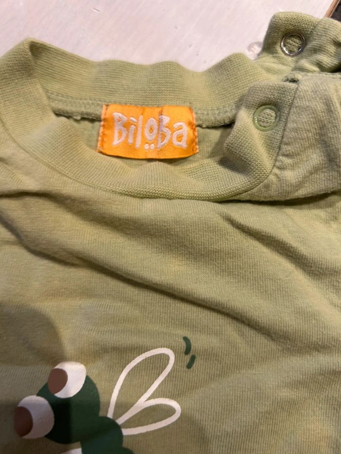 Lot 2 t-shirts Biloba – 6 mois - photo numéro 2