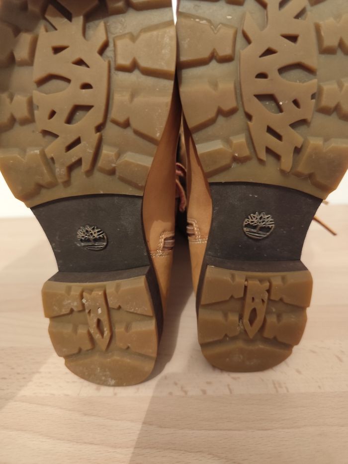 Bottes hautes Timberland femme taille 37 nubuck et cuire - photo numéro 8