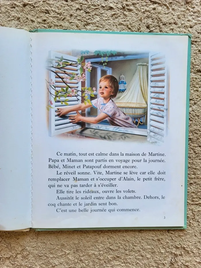 Livre enfant Vintage "Martine petite maman" de Gilbert Delahaye - photo numéro 5