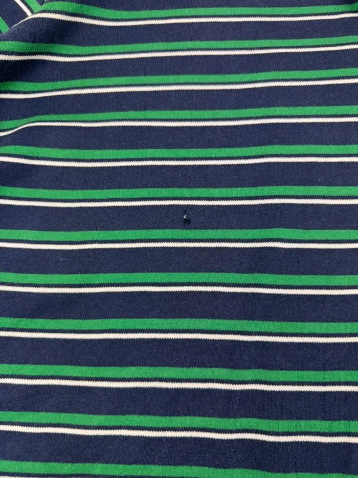 Polo Ralph Lauren à rayures Bleu et Vert Taille L - photo numéro 5