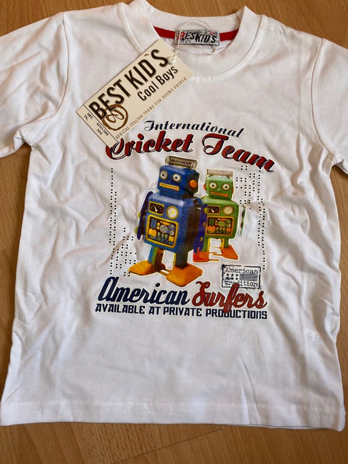 Beau T-shirt ML T. 30 mois/2 ans et demi mixte neuf avec étiquette - photo numéro 3