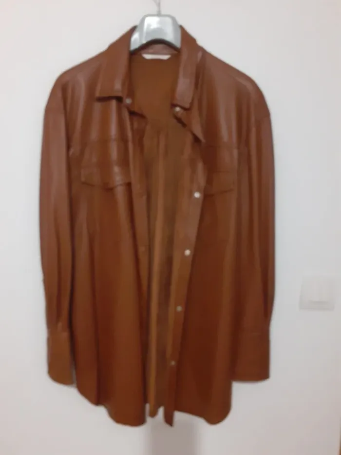 Veste,chemise simili cuir Camaïeu T M