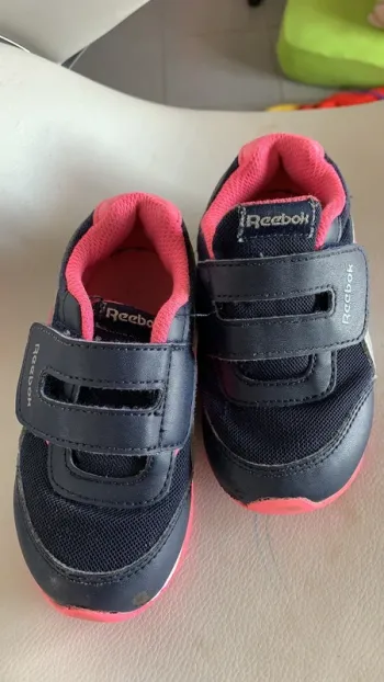 Baskets fille Reebok - Rose et bleu