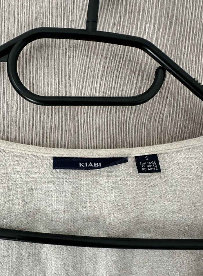 Combinaison short en lin sans manches beige taille S 34 36 Kiabi - photo numéro 6