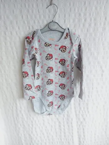 Bodie manches longues Disney Minnie Noël 36 mois