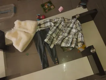 Ensemble 3 pièces fille 12 mois
