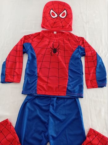 Déguisement Spiderman bleu et rouge 6ans