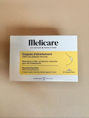 Coques d’allaitement naturelles Melicare