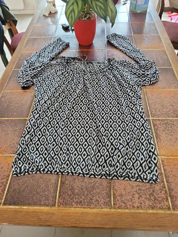 Blouse tunique manches longues