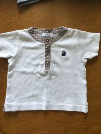 Polo blanc Jacadi 9M