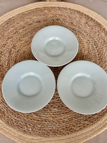 Sous tasses en porcelaine Limoges Raynaud