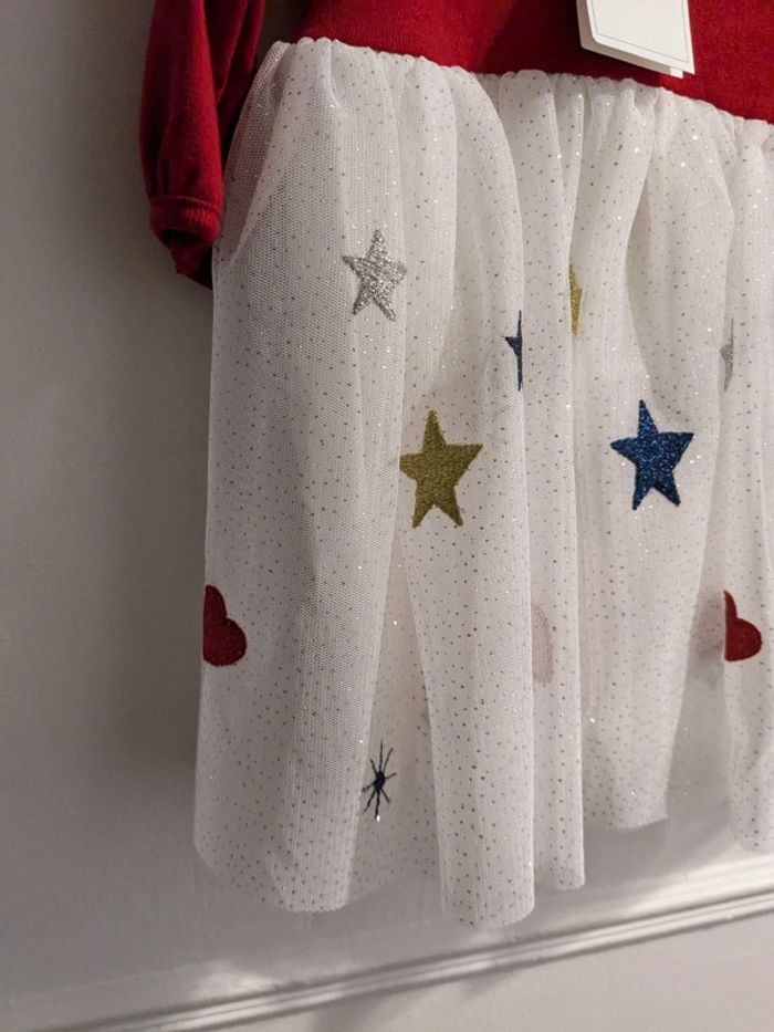 Robe tutu festive bébé fille 12 mois - photo numéro 3