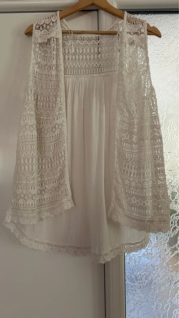 Gilet dentelle