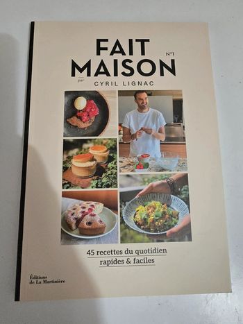 Livre "fait maison" cyril lignac