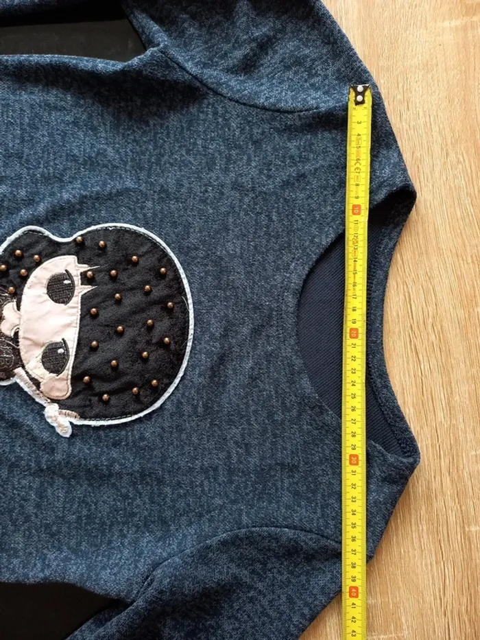Pull femme bleu T.M - photo numéro 7