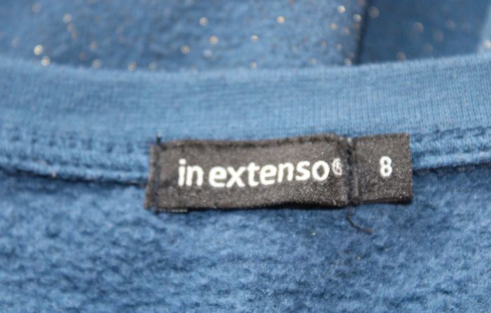 💙Robe In Extenso bleu marine pailletée - Taille 8 ans - Impeccable !💙 - photo numéro 4