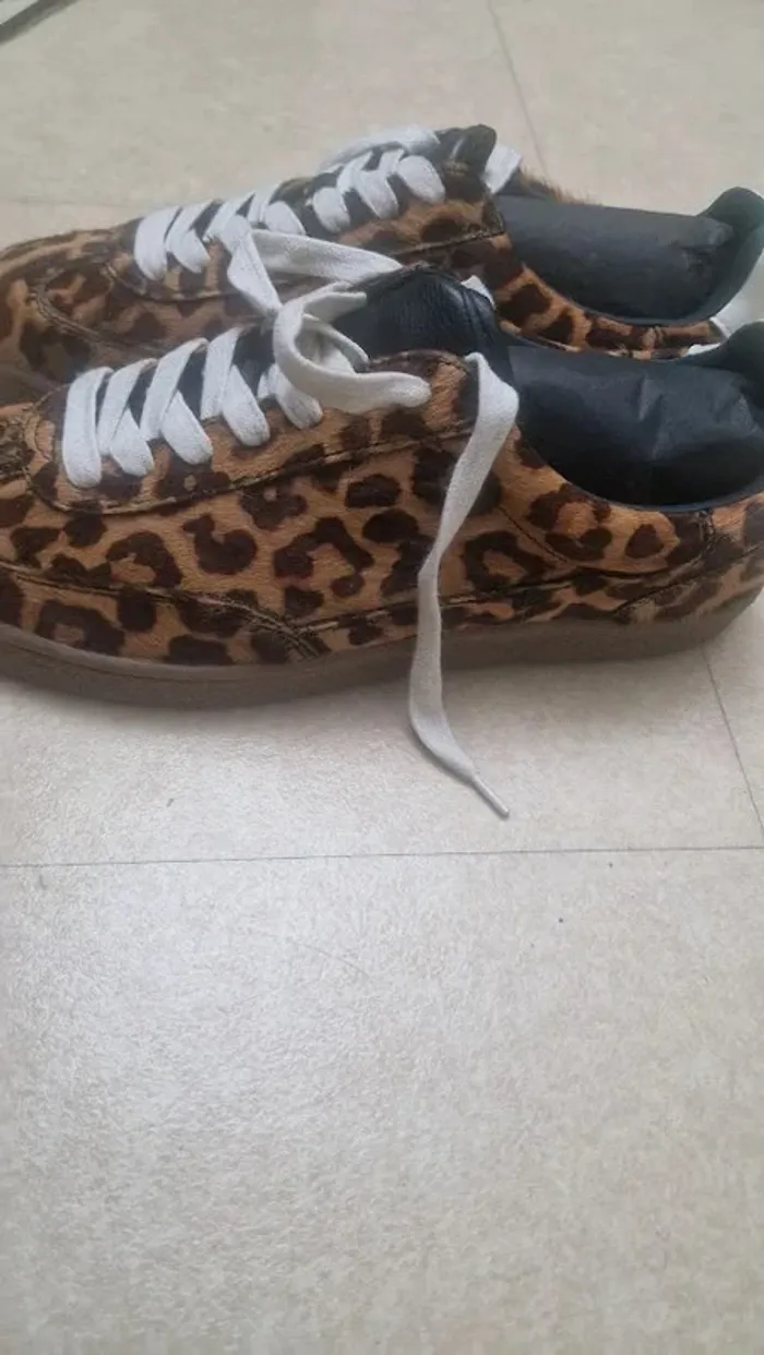 Baskets en cuir femme parfois - photo numéro 5