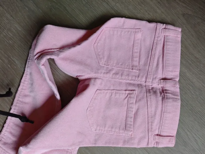 Jegging rose paillette - photo numéro 3