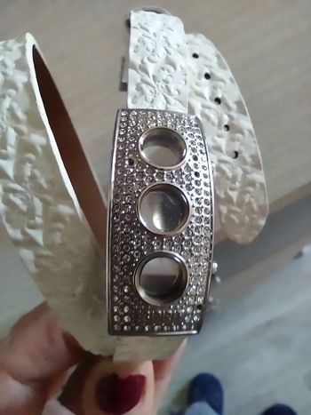 Montre blanche triple rang Esprit