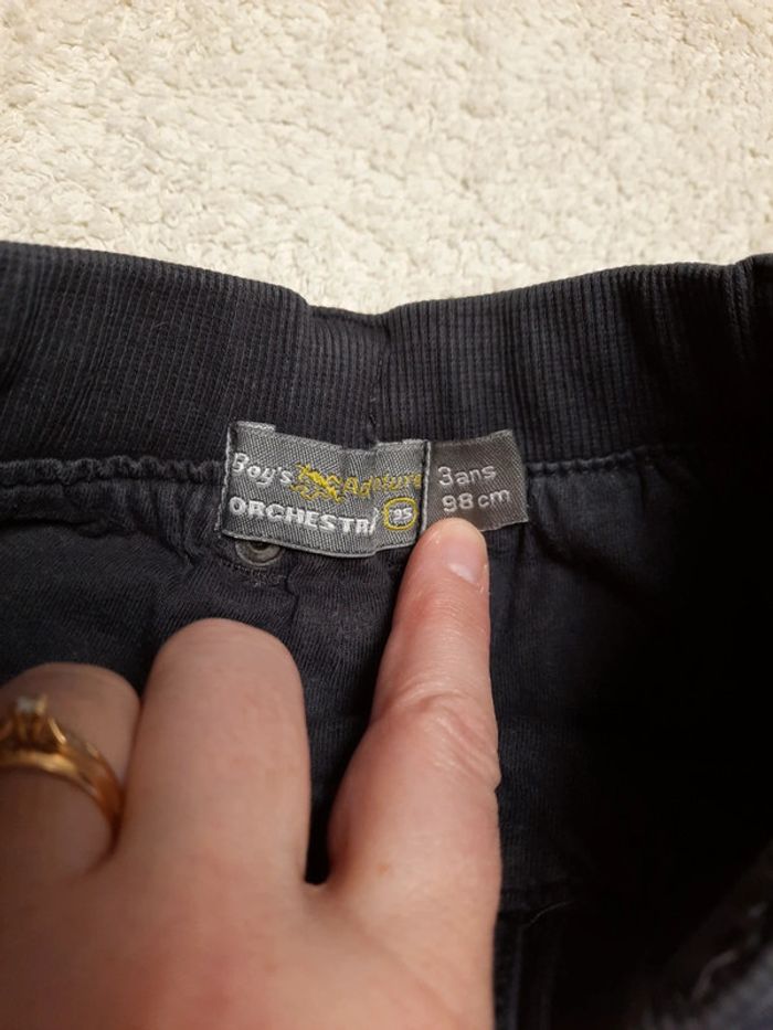 Pantalon gris ceinture élastique Orchestra 3 ans - photo numéro 6