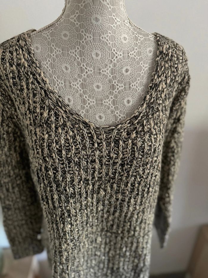 Pull Why Not taille unique (38-40) noir doré - photo numéro 3