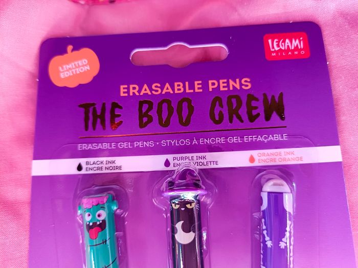 Set de 3 stylos Legami neufs Édition limitée Halloween - photo numéro 2