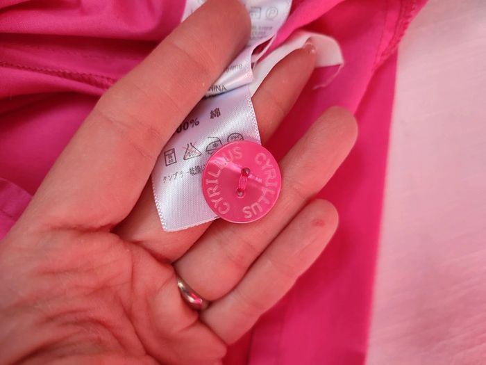 Robe fushia bretelles fines 5/6 ans - photo numéro 7