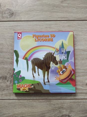 Figurine 3D licorne Quick