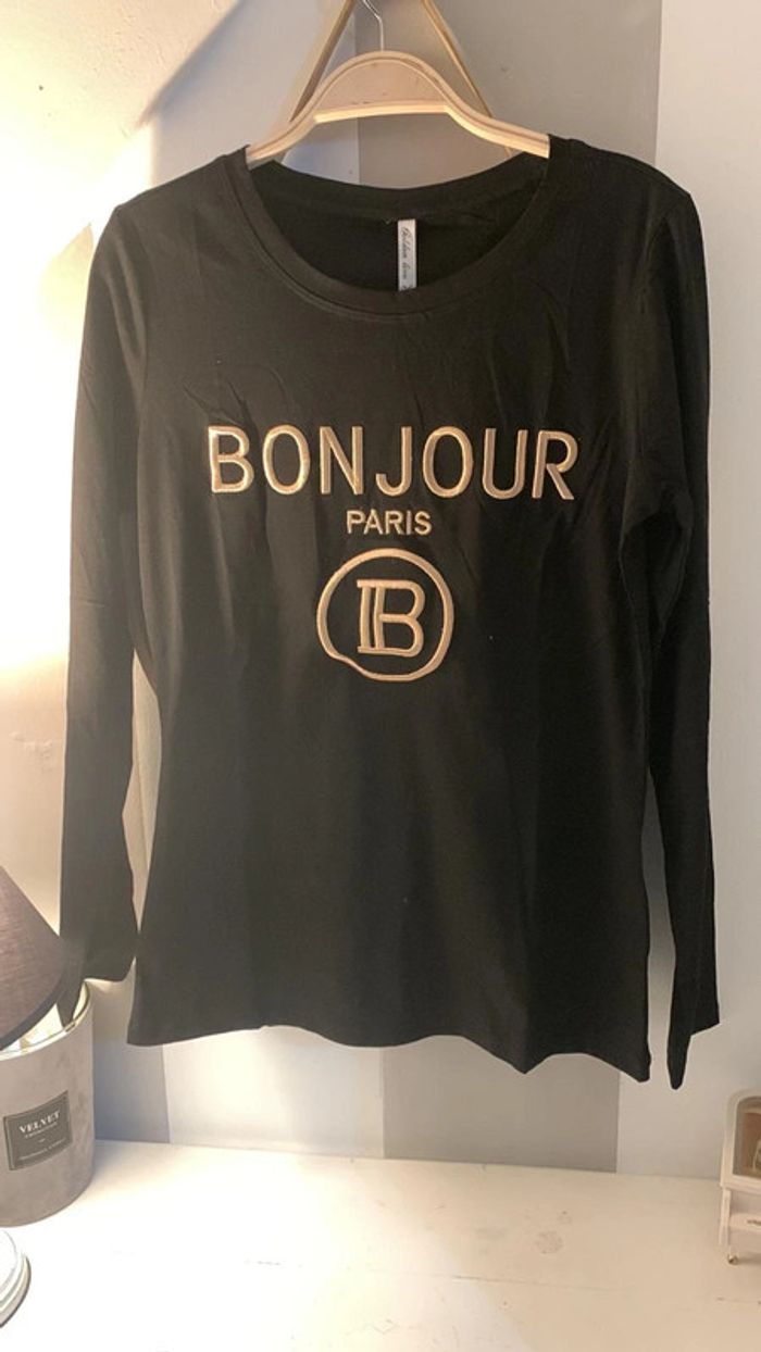 Tee-shirt noir S Golden Live - photo numéro 2