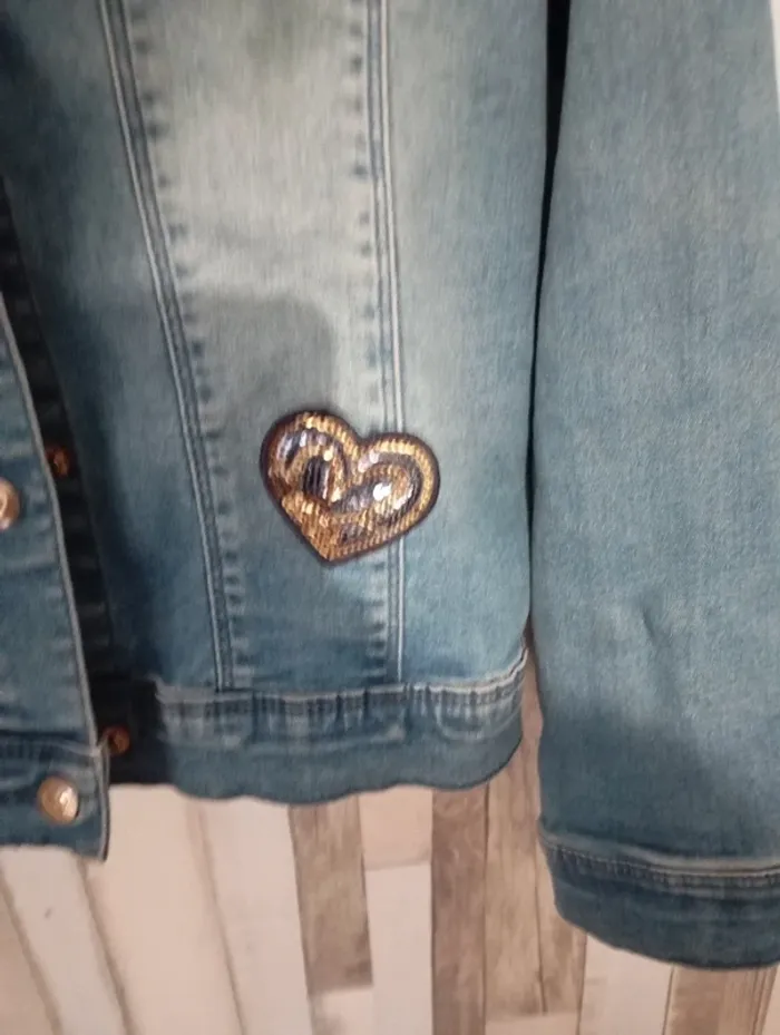 Veste jean taille 10 ans - photo numéro 4