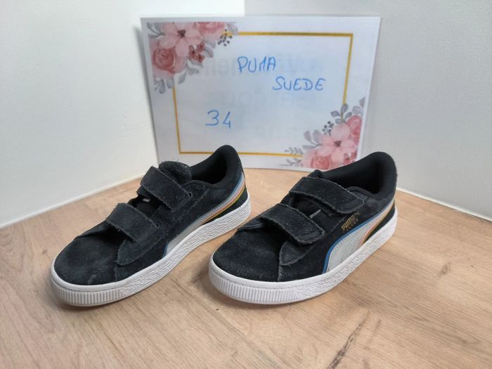 Basket Puma Suède T34 noir - photo numéro 2