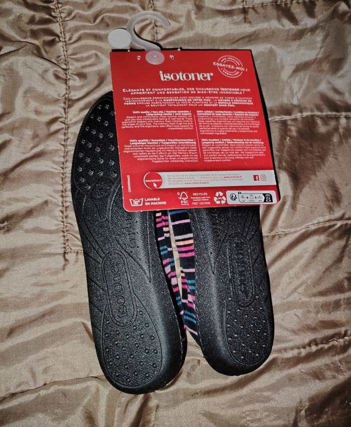 Chausson ballerine isotoner taille 36 - photo numéro 3