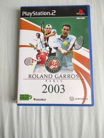 Jeu PS2 Roland Garros 2003